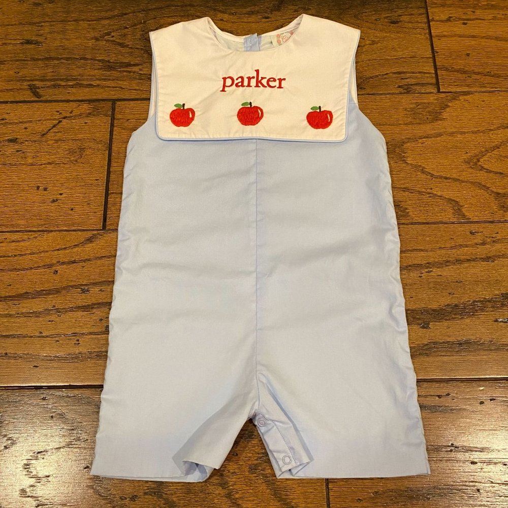 3T Parker Apple Romper Cecil & Lou